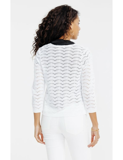 Cardigan tricotage fantaisie