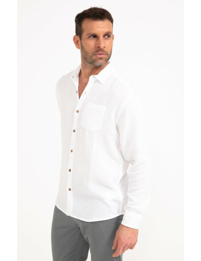 Chemise manches longues Double Gaze