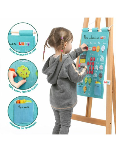 CALENDRIER BASIC BLEU