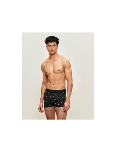 Boxer en coton motifs pommes