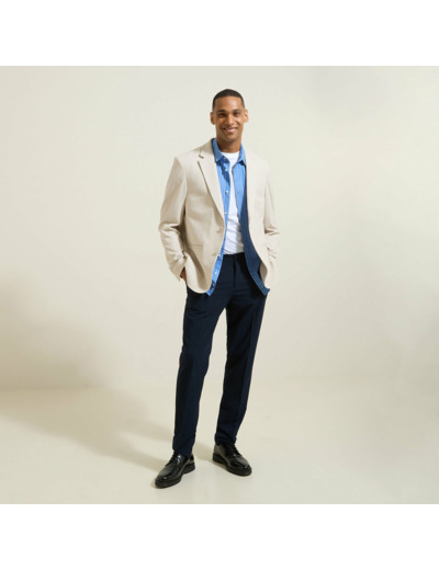 Veste blazer bi-ton - Beige