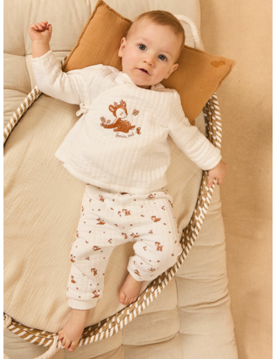 Pyjama deux pièces en tubique