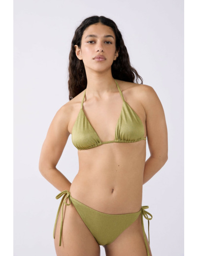 Triangle haut de maillot pailleté,Triangle haut de maillot pailleté;${refinementColor}