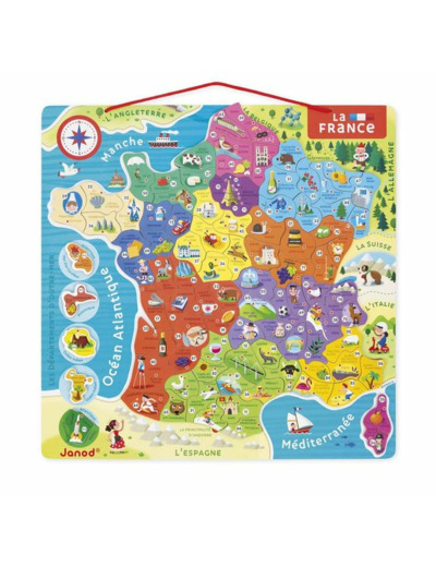 PUZZLE 93 PIÈCES : LA FRANCE MAGNÉTIQUE