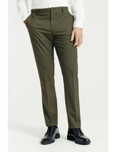 Pantalon de costume confort - Vert kaki
