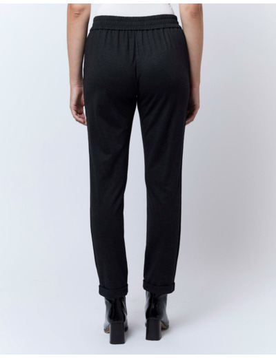 Joggpant 7/8 fuselé pied de puce ANTHRACITE Femme