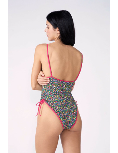 Maillot de bain 1 pièce fleuri