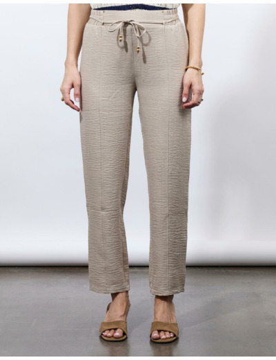 Joggpant 7/8 uni BEIGE Femme