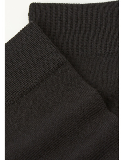 Chaussettes courtes en satin de coton