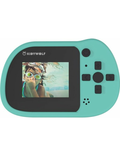 APPAREIL PHOTO ÉTANCHE TURQUOISE KIDICAM KIDYWOLF