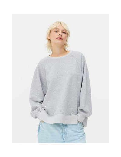 Sweat-shirt décontracté fendu sur le côté