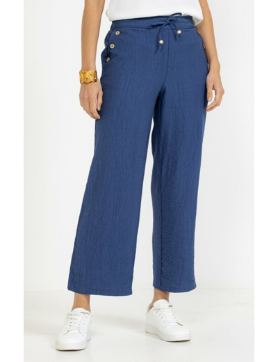 Pantalon fluide plissé très large