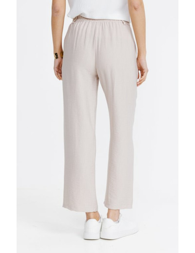 Pantalon très large fluide à pont