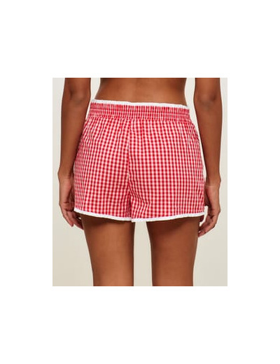 Short en coton vichy