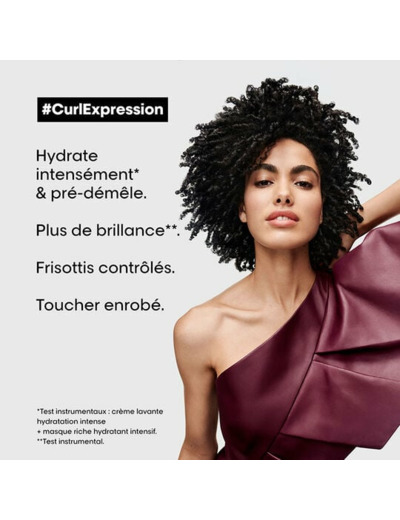 Masque riche hydratant intensif pour cheveux crépus Curl Expression 500ml