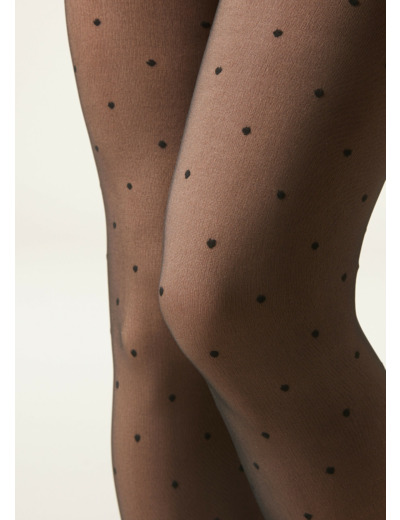 Collant polaire effet transparent 30 deniers