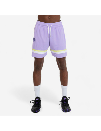 Short de basketball NBA Lakers homme/femme - SH 900 AD Violet