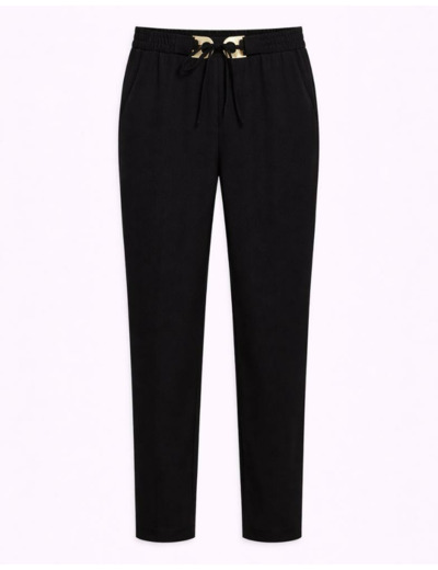 Pantalon 7/8 uni NOIR Femme