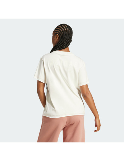 T-SHIRT ADIDAS FEMME BLANC