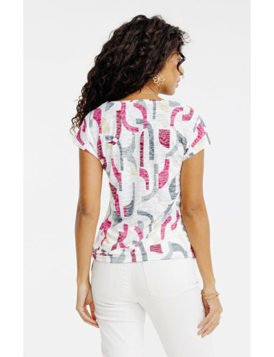 Tee-shirt imprimé manches courtes