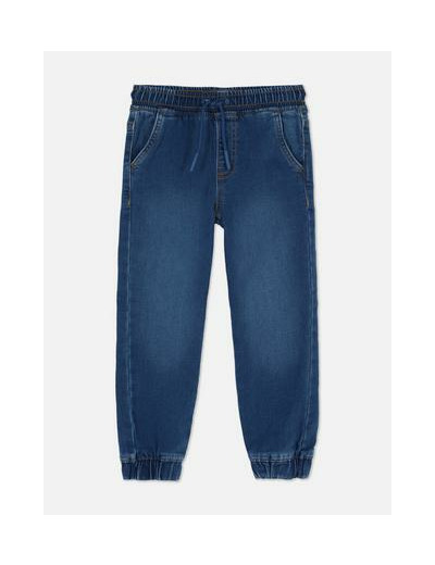 18 mois-7 ans | Bas de jogging en jean à revers