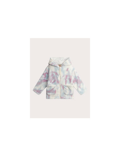 Gilet en fausse fourrure animation licorne pour fille