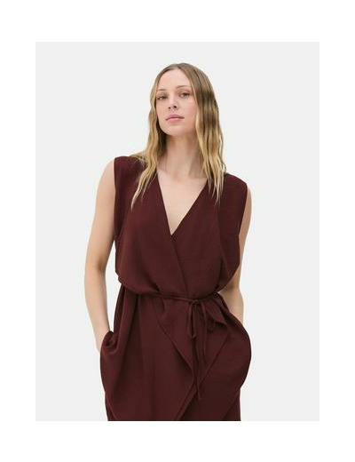 Gilet de costume long effet cascade