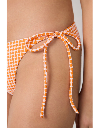 Culotte bikini ficelle bas de maillot imprimé