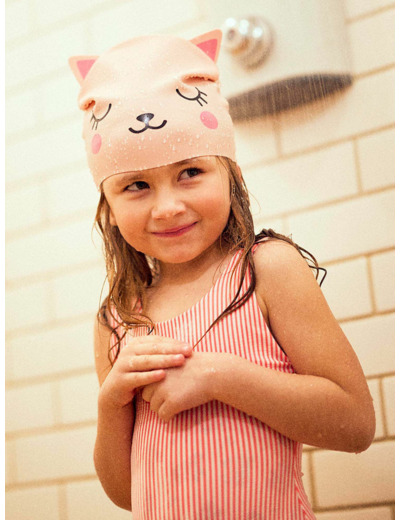 Bonnet de piscine Rose