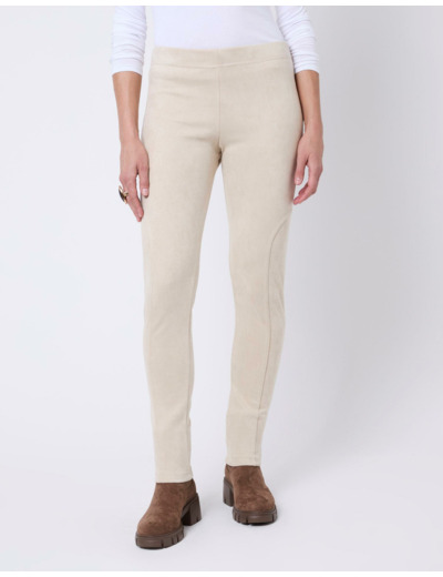 Legging 7/8 uni BEIGE Femme