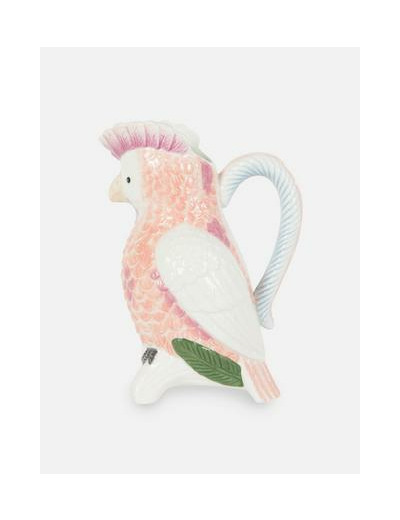 Carafe en céramique en forme de cacatoès