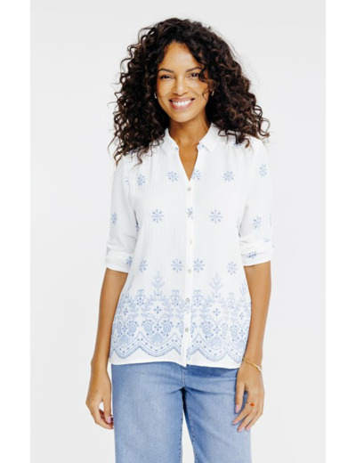 Chemise imprimée à base