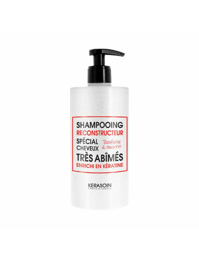 Shampooing reconstructeur à la kératine pour cheveux très abîmés 500ml