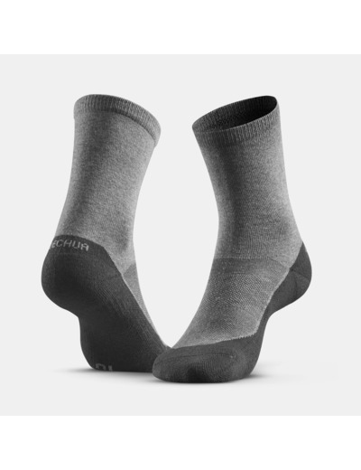 Chaussette Hike 50 High - Gris - Lot de 2 paires