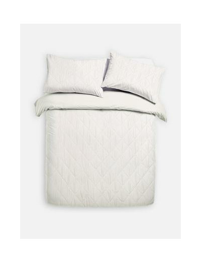 Parure de lit king size à losanges pinsonic