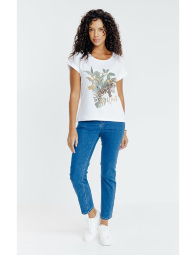 Tee-shirt imprimé manches courtes