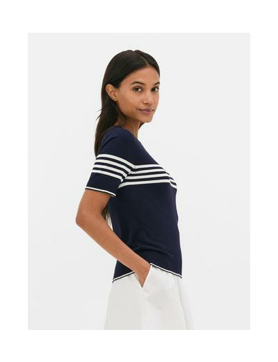 T-shirt ajusté à manches courtes