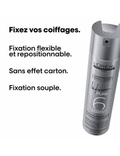 Laque Infinium Pure fixation souple 300ml