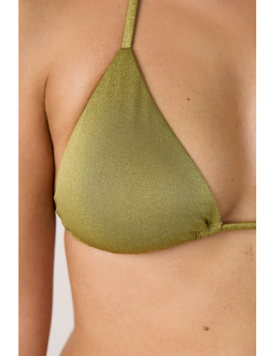 Triangle haut de maillot pailleté