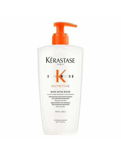 Bain satin riche Nutritive 500 ml rechargeable