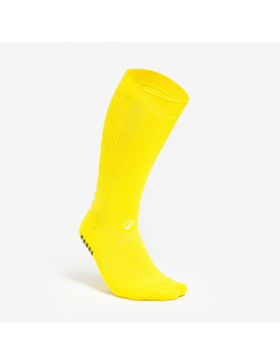 CHAUSSETTES DE FOOTBALL COURTES ADHÉRENTES VIRALTO II MID JAUNE