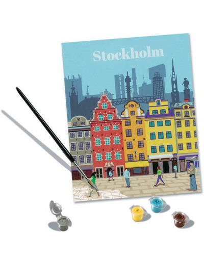 CREART PEINTURE AUX NUMÉROS STOCKHOLM 24X30 CM