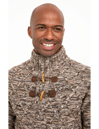 Pull Col Montant Torsadé