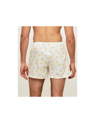 Caleçon en coton motifs citrons