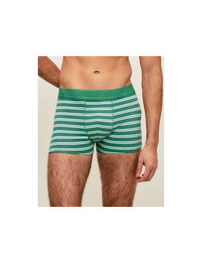 Boxer en coton à rayures