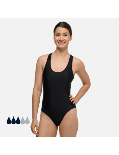 Maillot de Bain Menstruel 1 Pièce | Femme & Ado | Flux Moyen | Lola