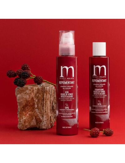 Shampooing repigmentant cheveux naturels ou colorés rouge de Venise