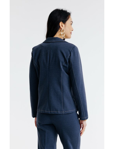 Blazer en maille doublée