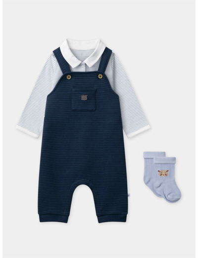 Ensemble de jour body + Salopette + Chaussettes