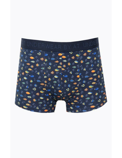 Boxer imprimé fish